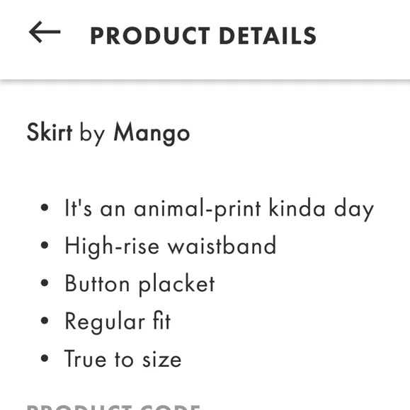 Tiger skirt..FIRM - Picture 6 of 11